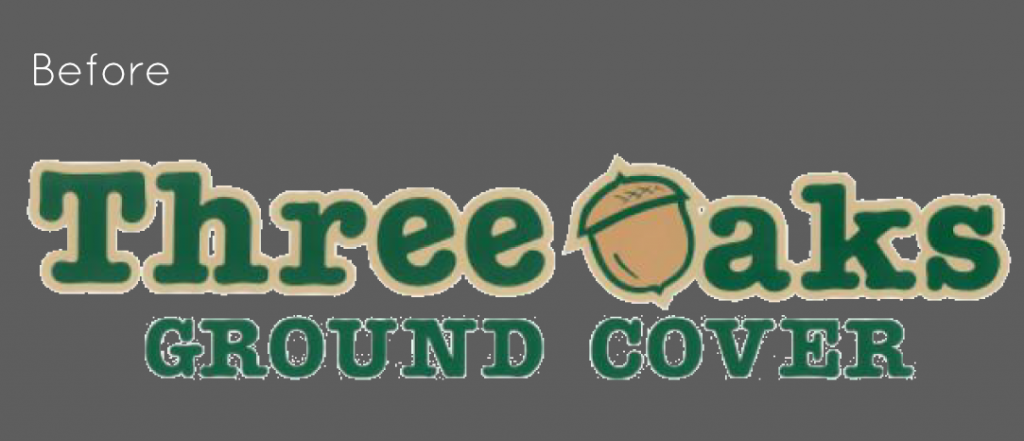 three oaks ground cover logo before