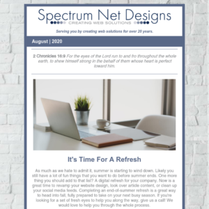 8.12.20 Spectrum Newsletter Image