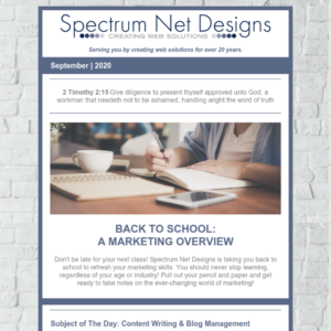 9.23.20 Spectrum Newsletter Image