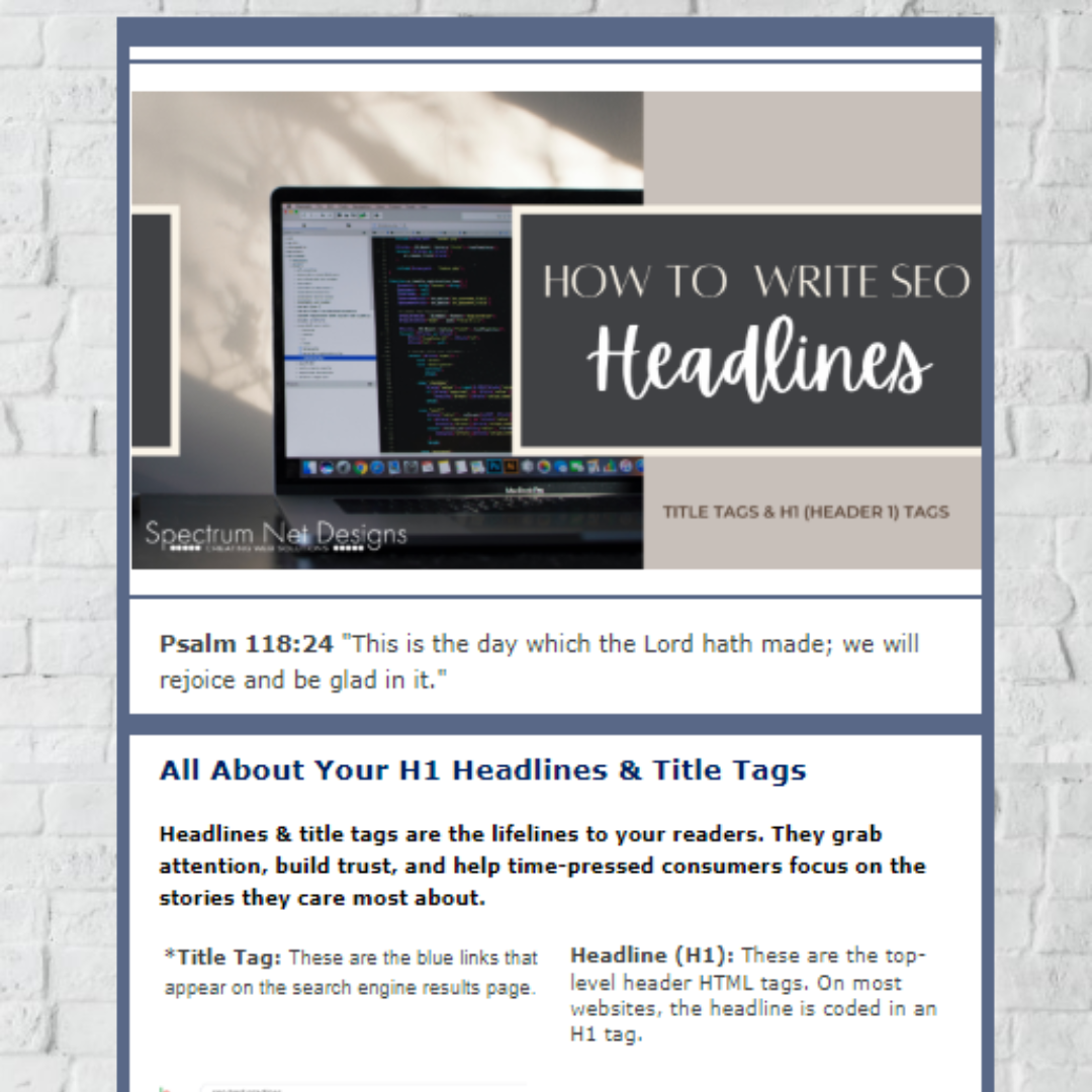 How to Write SEO Headlines 