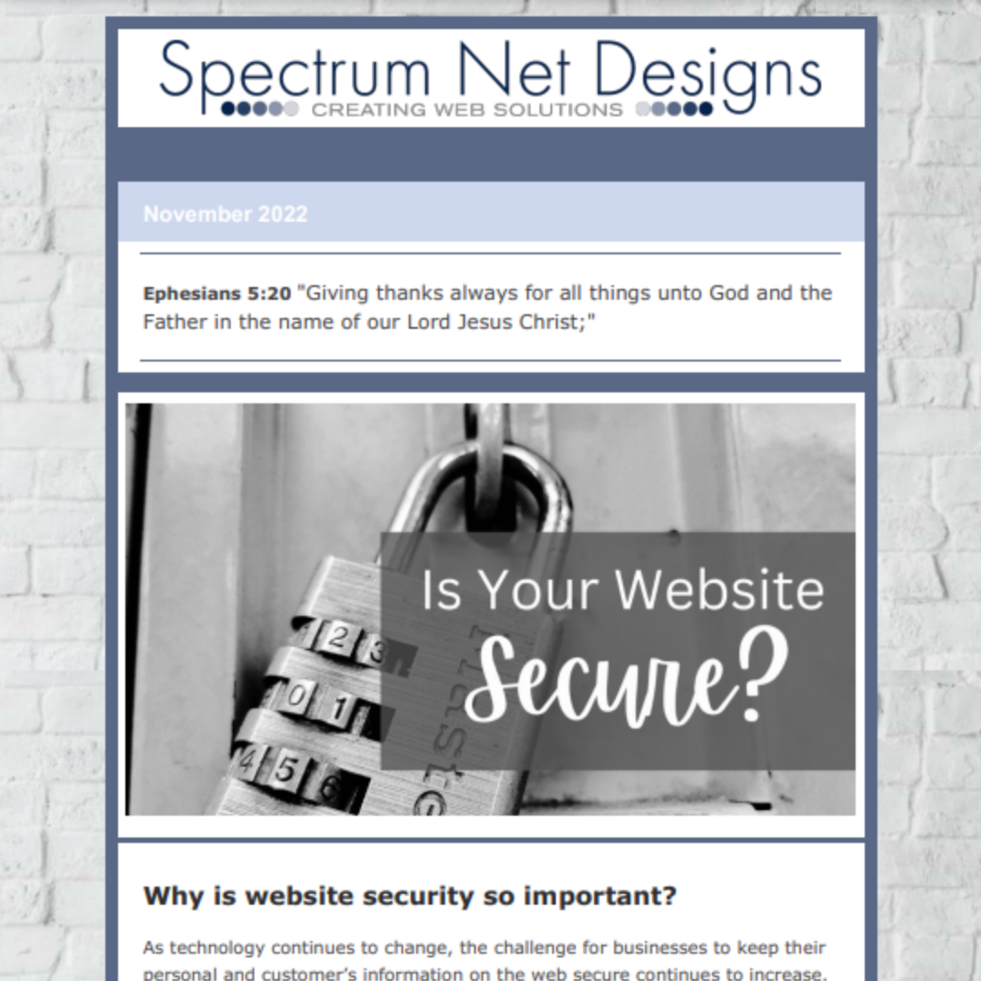 Is your website secure