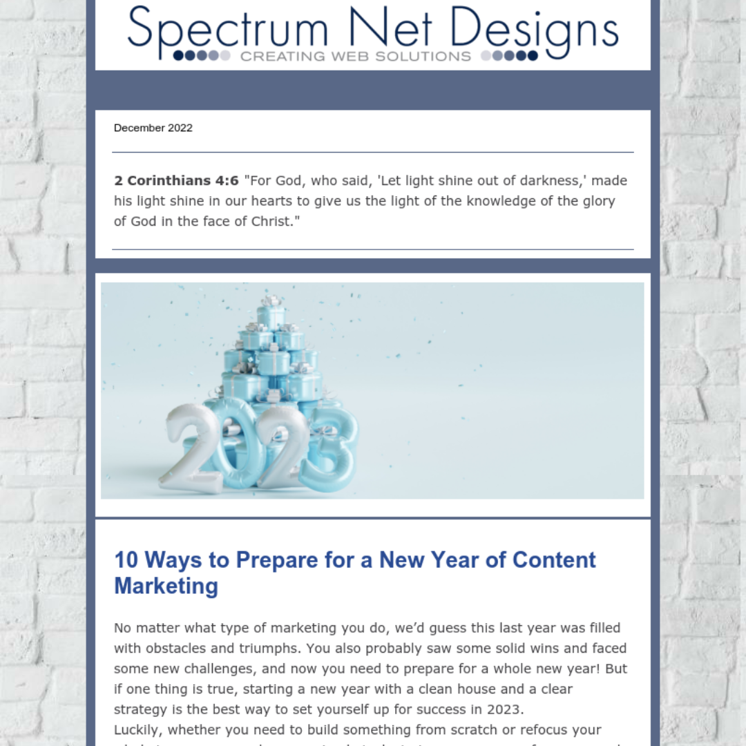 10 ways to prepare for a new year of content marketing